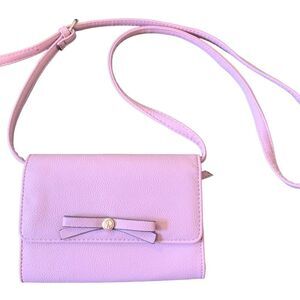 Nine West Lavender Crossbody Purse Adjustable Shoulder Bag